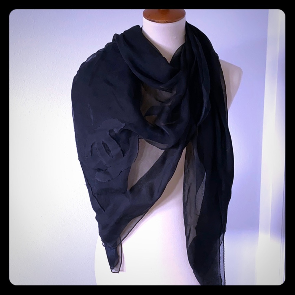 Chanel silk scarf
